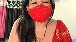 88pink red saree boobs show nepali randi bhabhi