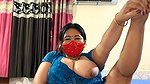 88pink blue nighty one boobs open nepali randi bhabhi