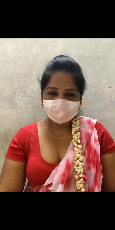 Red saree Tamli ponnu