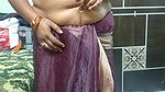 Sexy aunty hot talking and show navel