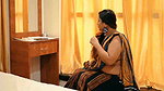 Puja in Blue Saree Showing Boobs ~ Naari Magazine Shoot