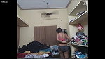 Desi babe caught nude wearing bra and panty