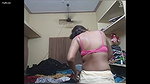 Desi babe caught nude wearing bra and panty