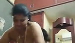 chubby aunty nude dress change