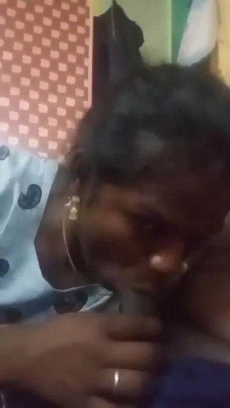 Tamil wife giving blowjob to her borther in law