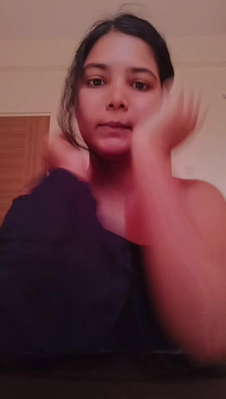 Girl showing