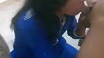 Sexy Slim Desi Bhabhi in Salwar Kameez Gives Awesome Blowjob