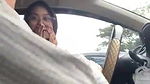 Glasses Shy Hijabi Babe Giving Blowjob Inside Car