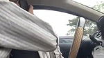 Glasses Shy Hijabi Babe Giving Blowjob Inside Car