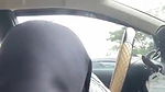 Glasses Shy Hijabi Babe Giving Blowjob Inside Car