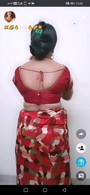 Sexy Indian wife striptease show on live cam