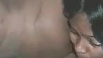 Dark skinned Indian girl blowjob to hubby