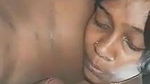 Dark skinned Indian girl blowjob to hubby