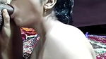 Mature couple live Indian blowjob show video
