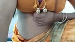 Hot saree aunty thighs
