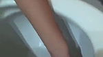 beautiful girl nude show drink toilet water