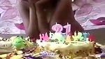 Newly Married Young Cute Slim Girl Celebrating Her Birthday In Full Nude Condition