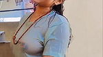 Cute Indian Girl Transparent Clothes Bathing