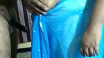 Blue saree aunty romance with two husbands