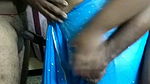 Blue saree aunty romance with two husbands