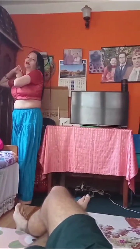 Big Boobs Mom Changing Clothes In Front Of Her Son 1