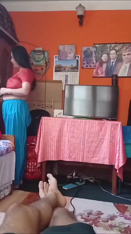 Big Boobs Mom Changing Clothes In Front Of Her Son 1