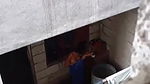 Desihub tv  Desi bhabhi bathing on balcony captured by spycam