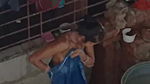 Desihub tv  Desi bhabhi bathing on balcony captured by spycam