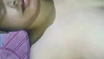 Hot Bhabhi showing boobs selfie MMS video