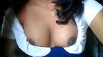 dusky desi girl boob show
