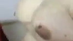 Naughty big booby girl took her nude selfie video