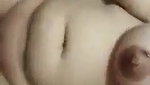 Naughty big booby girl took her nude selfie video