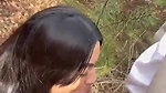 hot lady blowjob in jungle