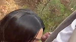 hot lady blowjob in jungle