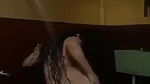 nude strip in shower