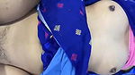 Blue saree tamil aunty fucking