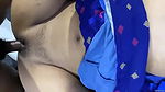 Blue saree tamil aunty fucking