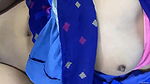 Blue saree tamil aunty fucking