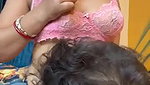 Husband Sucking Wife Boobs and Navel Licking