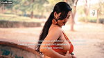 Moni Latest Topless Saree Video