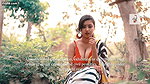 Moni Latest Topless Saree Video