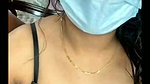 Pink vibrator in pussy of hot bhabhi