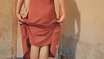 young girl showing ass backside