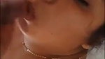 Mature Indian aunty blowjob facial