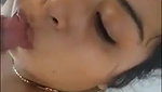 Mature Indian aunty blowjob facial