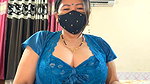 88pink blue nighty one boobs open nepali randi bhabhi