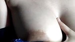 young girl boobs pressing