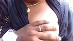 Shy Young Girl Outdoor Boobs Pressed By Boyfriend