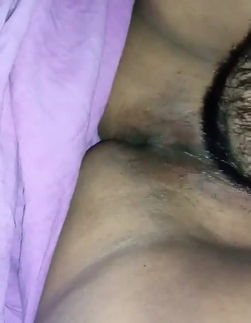 First time licking the pussy of my shy Indian wife