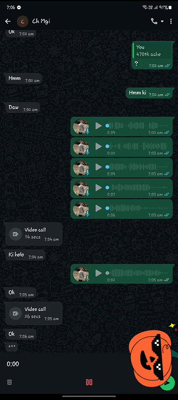 beautiful maal on whatsapp shows boobs viral video